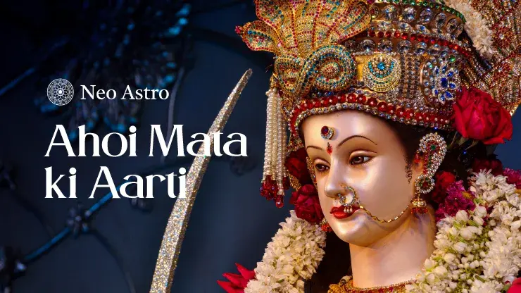 ahoi mata aarti lyrics in hindi and english