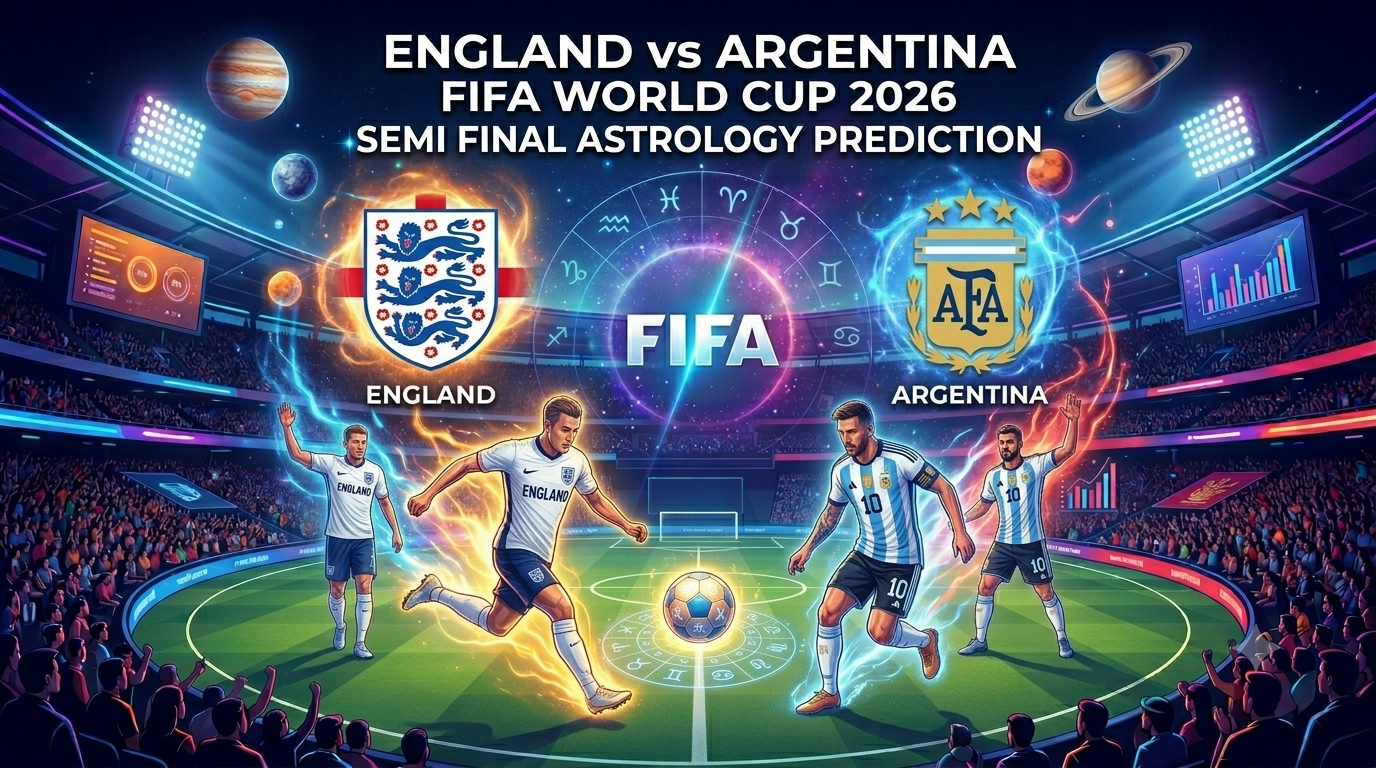 England vs Argentina FIFA 2026 Semi Final Astrology Prediction