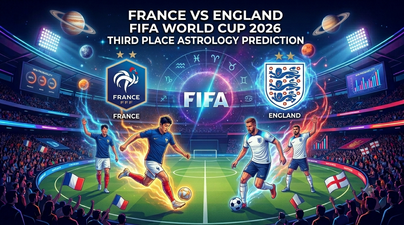 France vs England FIFA 2026 Third Place Astrology Prediction