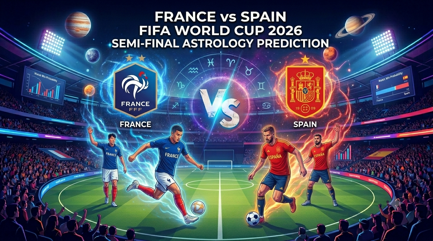 France vs Spain FIFA 2026 Semi-Final Astrology Prediction