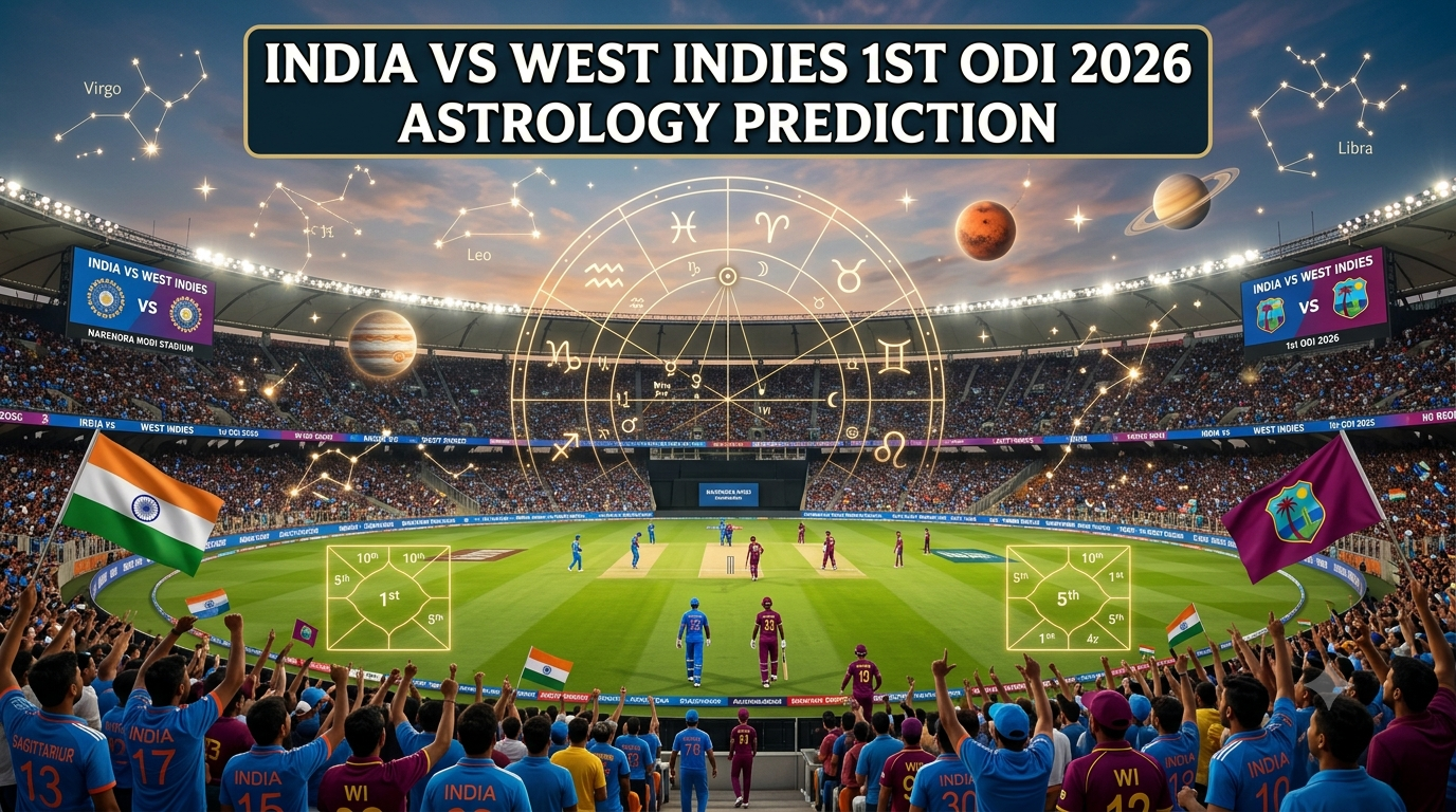 India vs West Indies Men 1st ODI 2026
