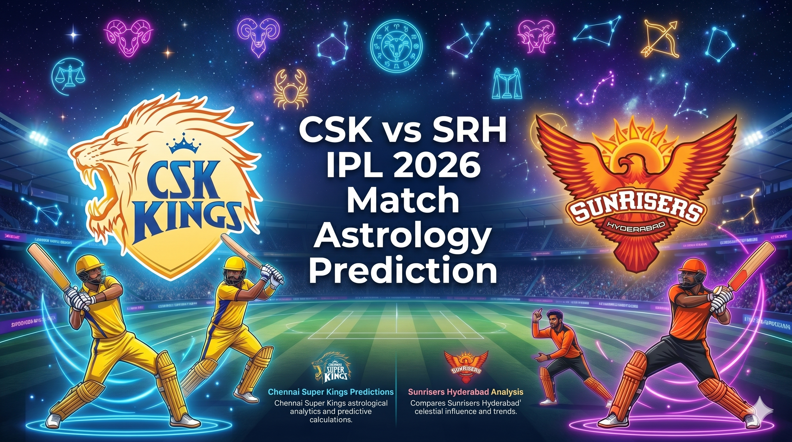 IPL 2026 Match Astrology Prediction CSK vs SRH