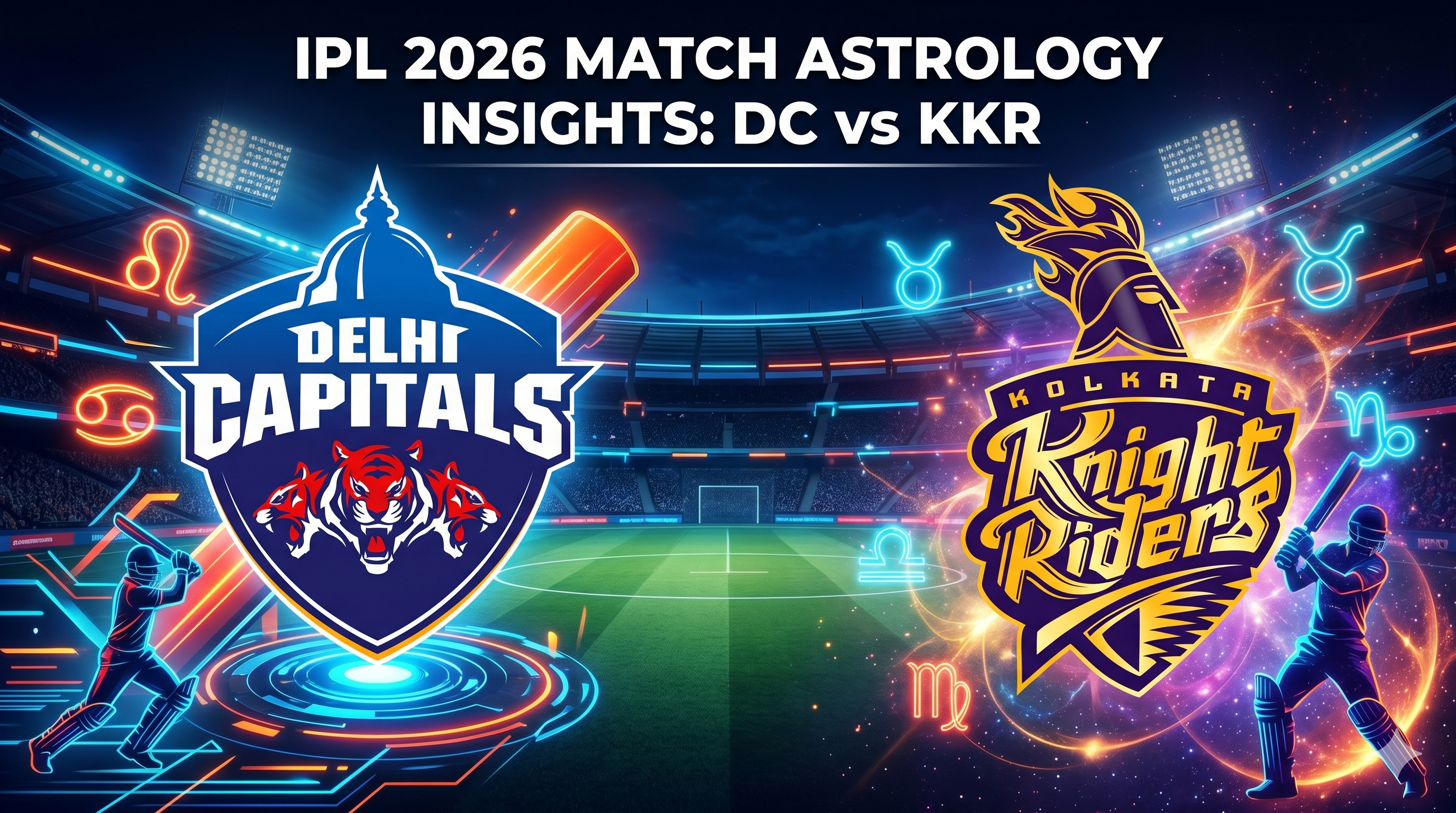 IPL 2026 Match Astrology Prediction DC vs KKR