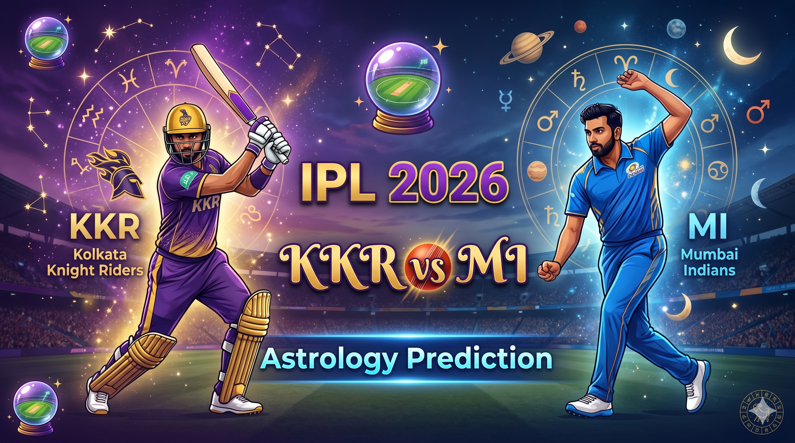 IPL 2026 Match Astrology Prediction KKR vs MI