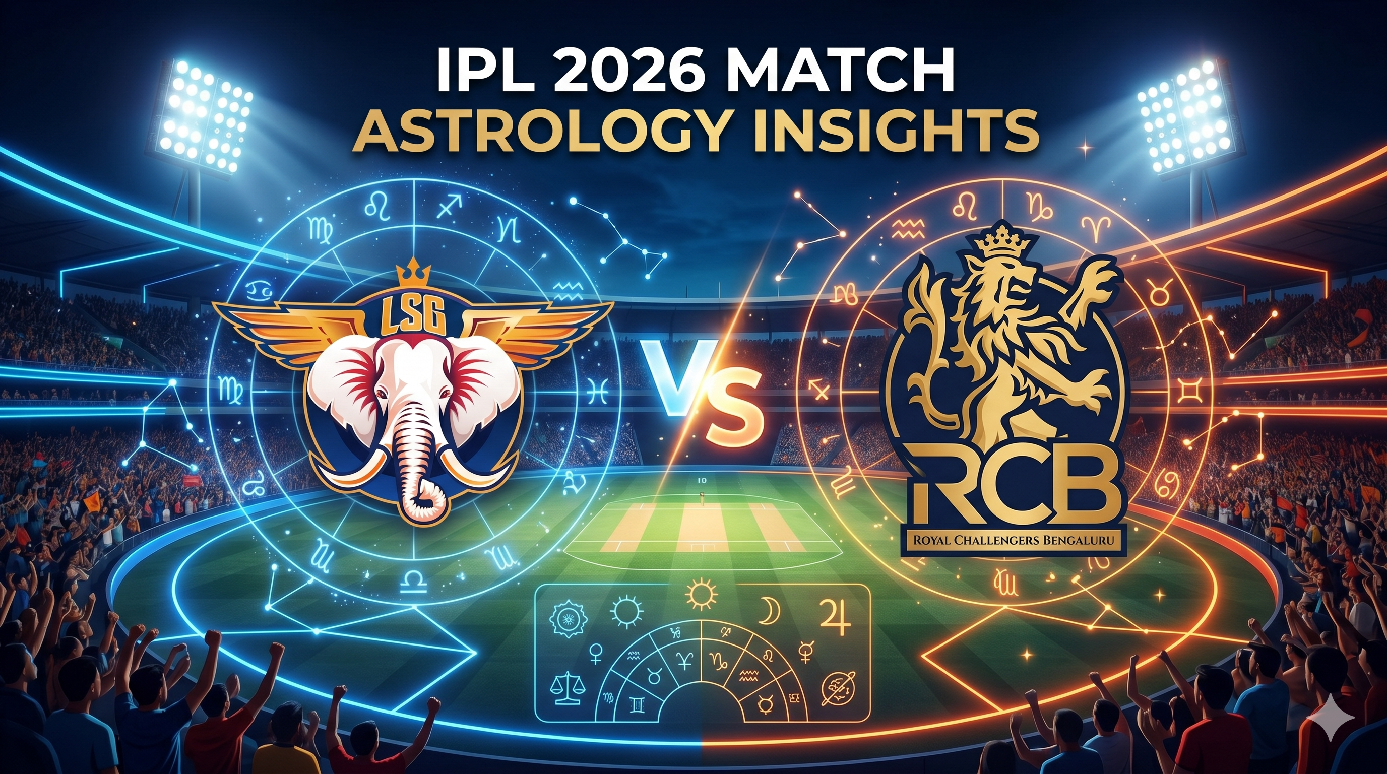 IPL 2026 Match Astrology LSG vs RCB