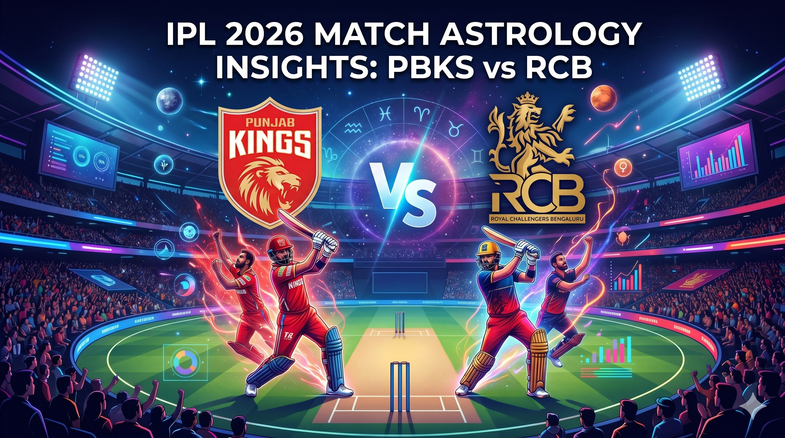 IPL 2026 Match Astrology Prediction PBKS vs RCB