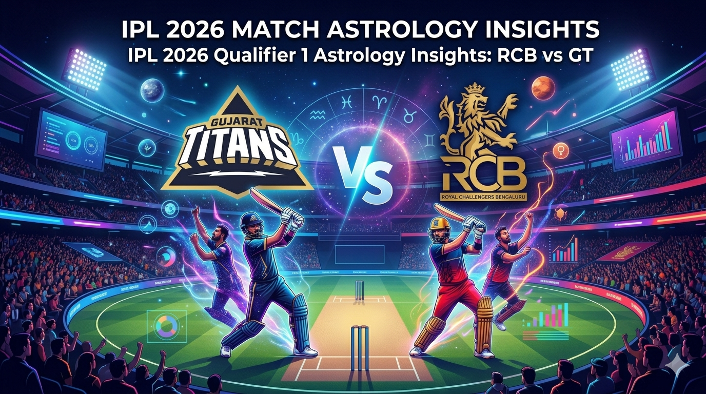 IPL 2026 Qualifier 1 Astrology Prediction RCB vs GT