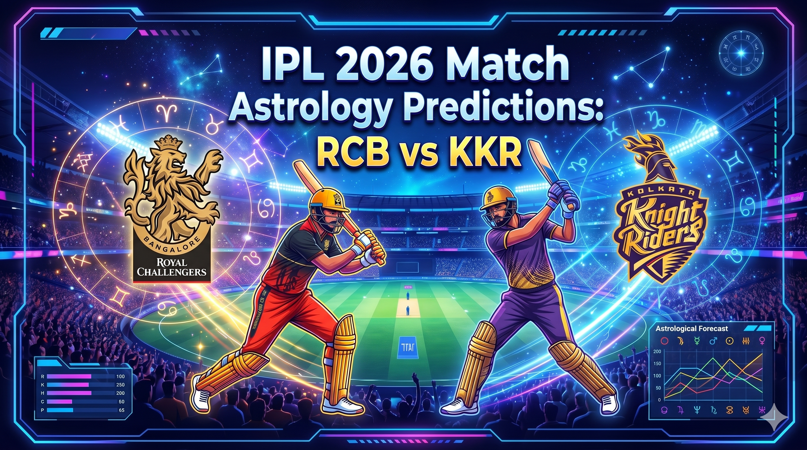 IPL 2026 Match Astrology Prediction RCB vs KKR
