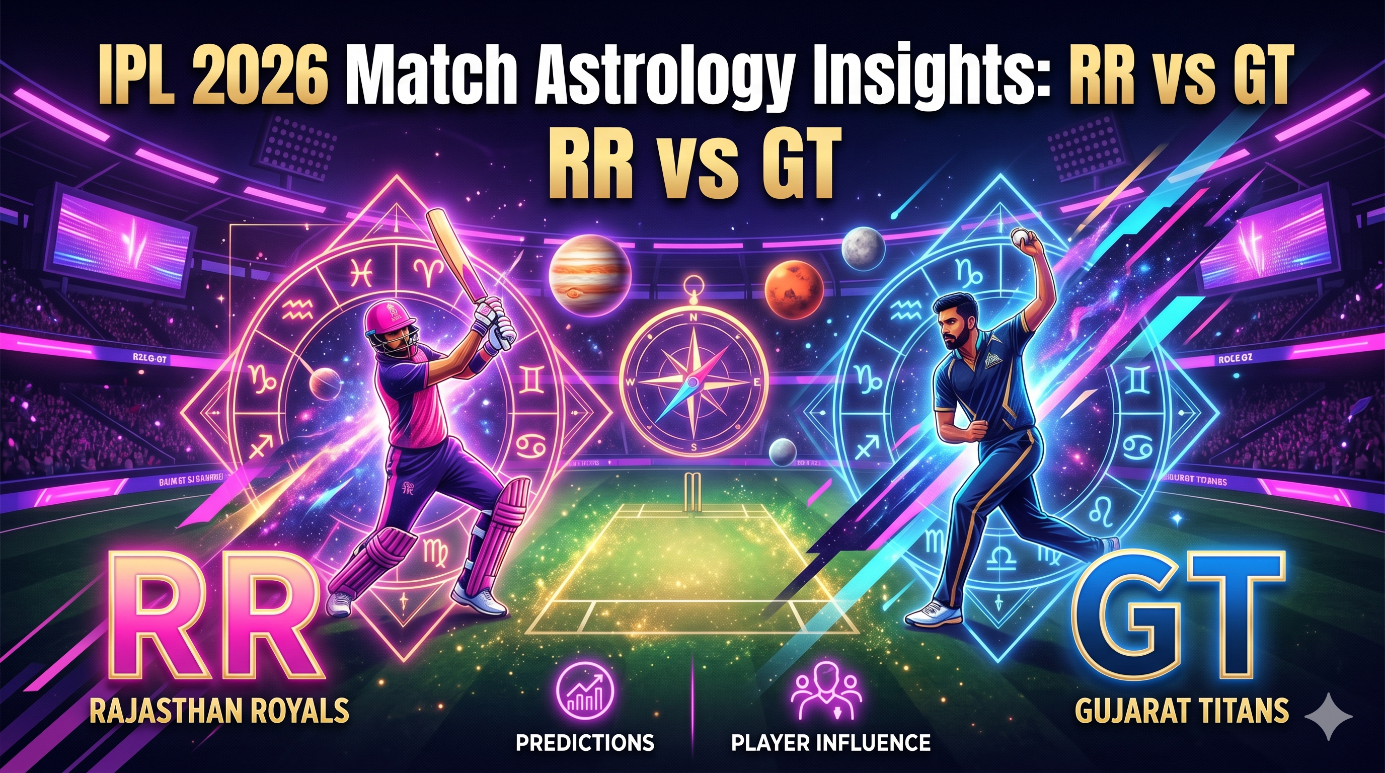 IPL 2026 Match Astrology Prediction RR vs GT