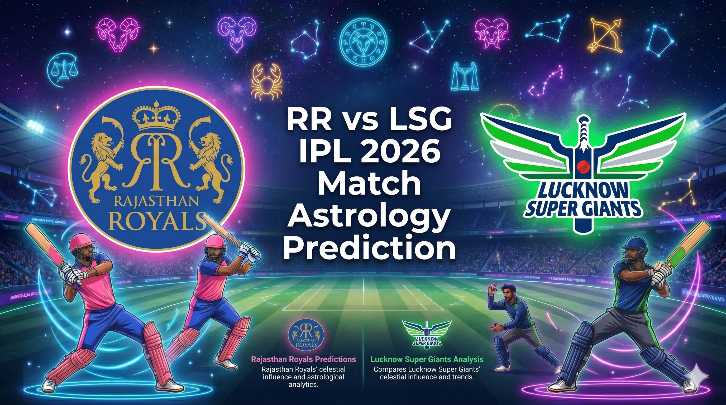 IPL 2026 Match Astrology Prediction RR vs LSG