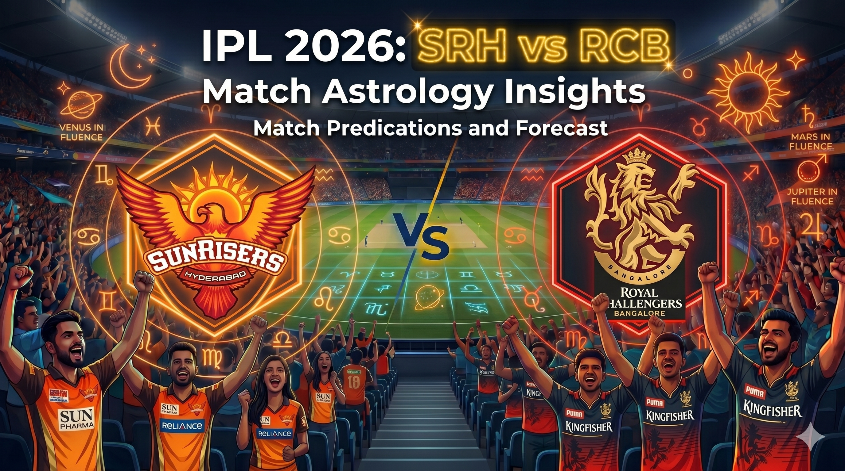 IPL 2026 Match Astrology Prediction SRH vs RCB