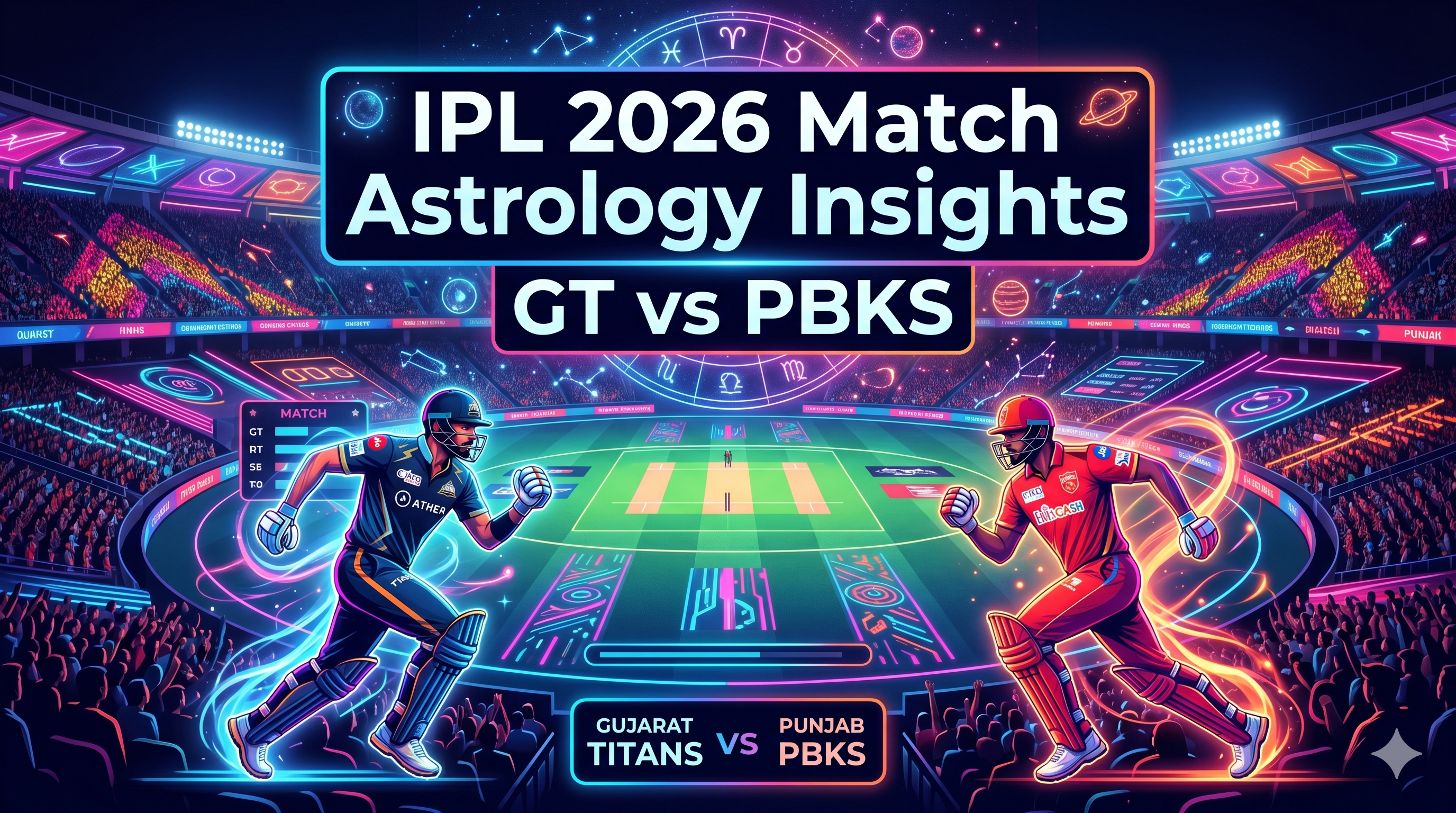 IPL 2026 Match Astrology GT vs PBKS