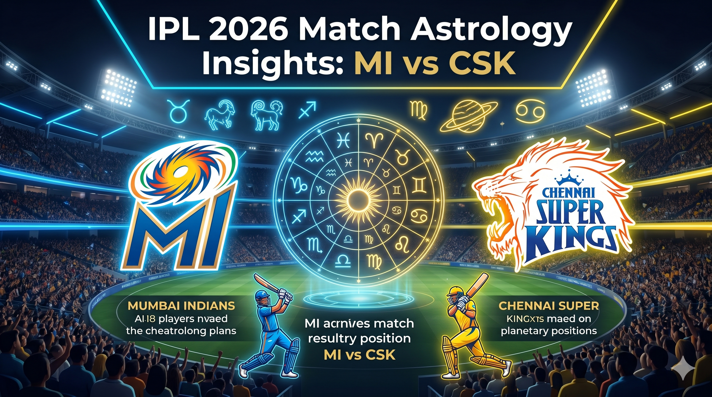 IPL 2026 Match Astrology prediction MI vs CSK