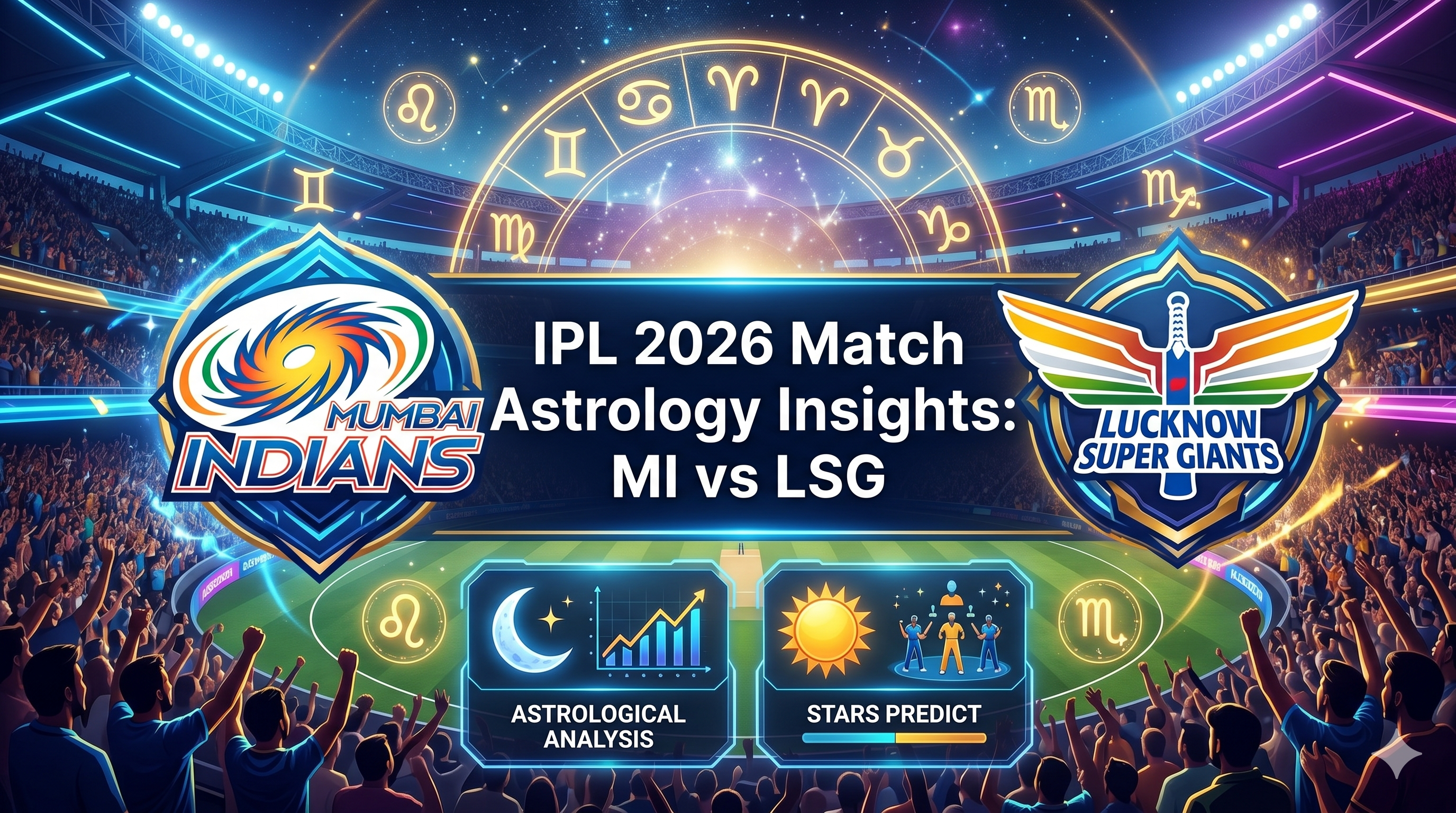 IPL 2026 Match MI vs LSG Astrology Prediction