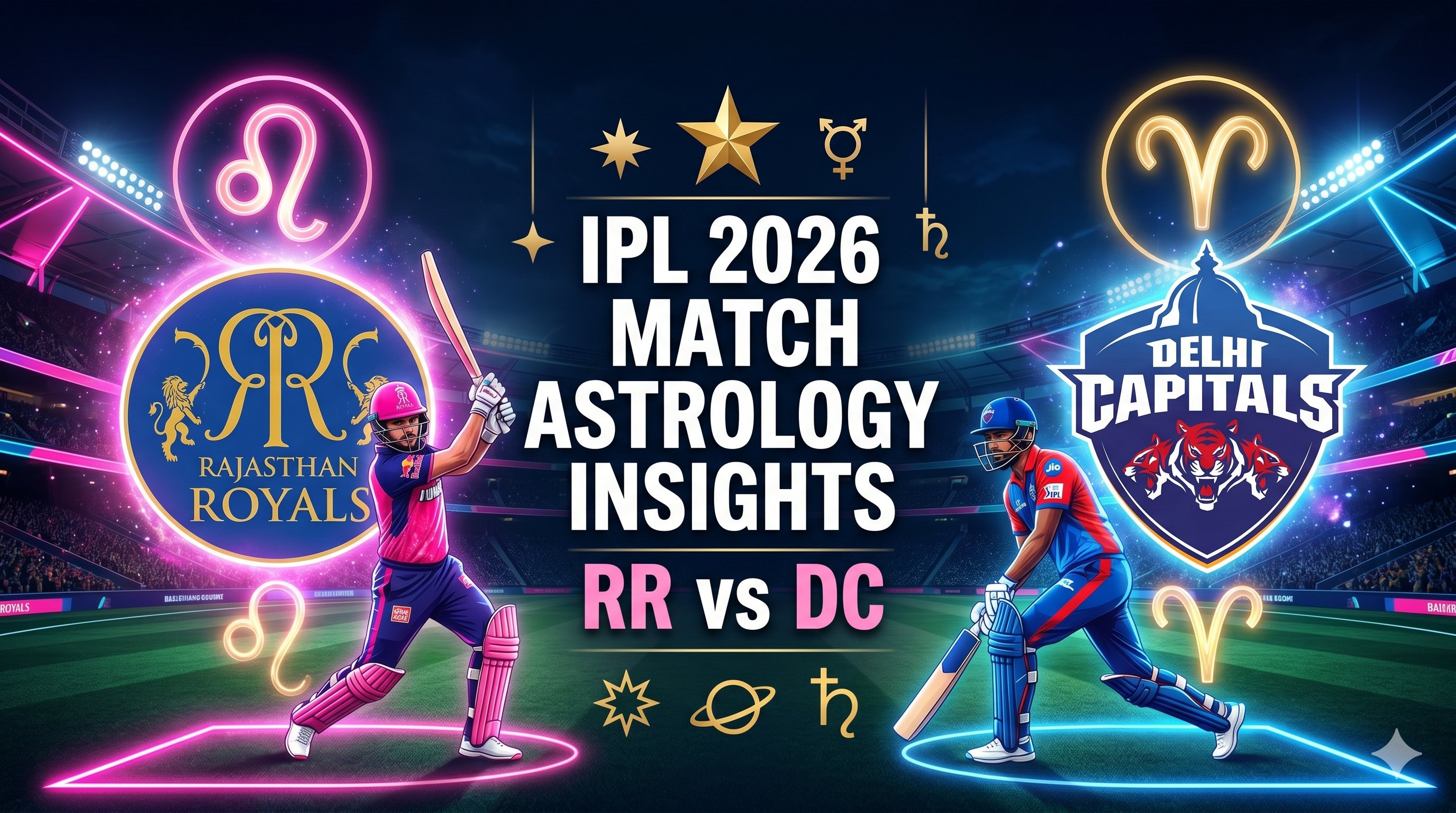IPL 2026 Match RR vs DC Astrology Prediction