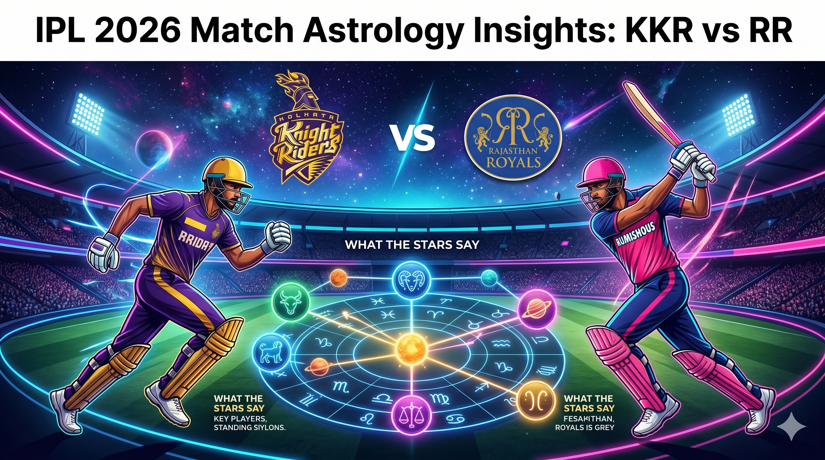 Astrology Insights KKR vs RR