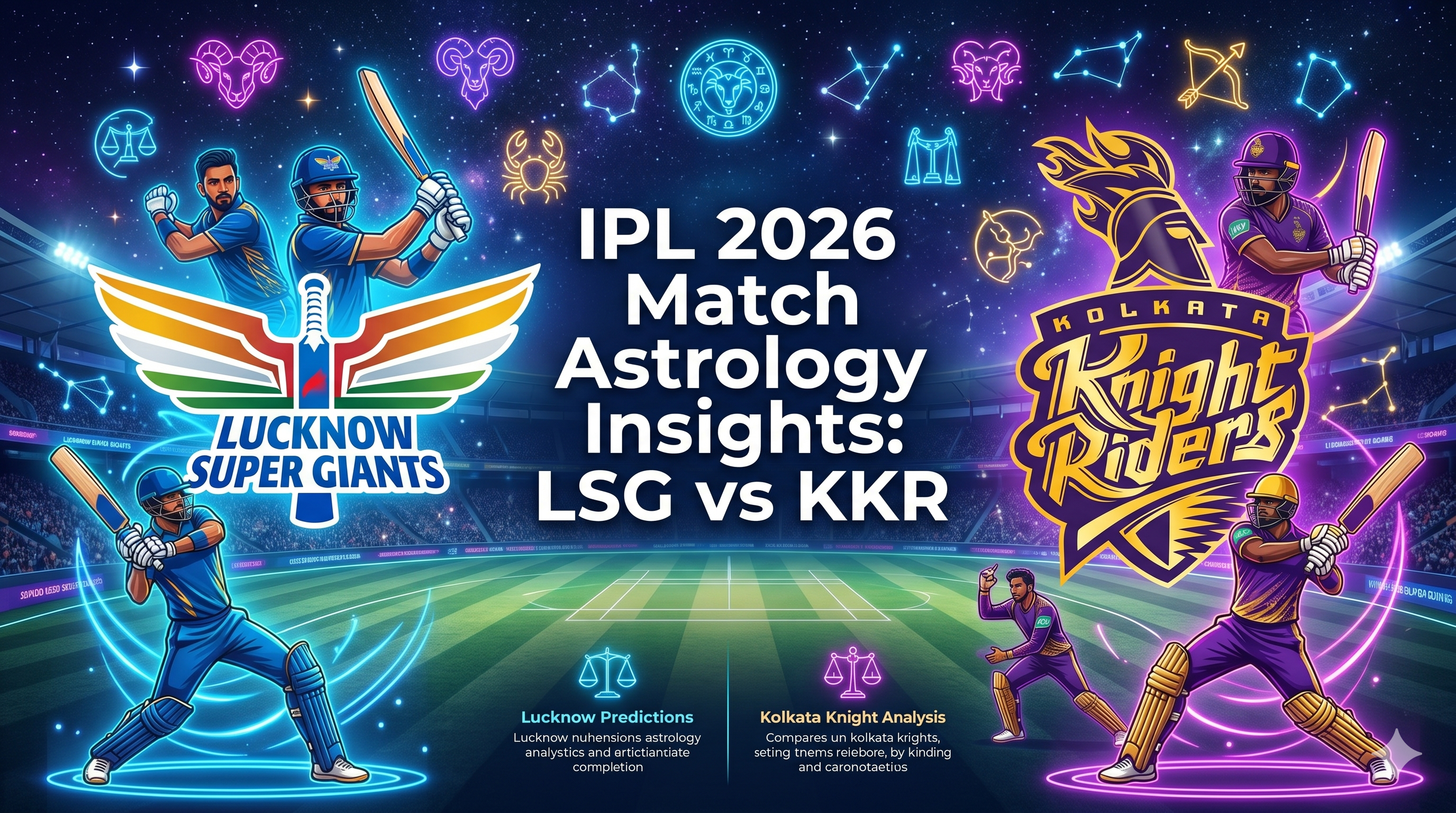 IPL 2026 Match Astrology Prediction LSG vs KKR