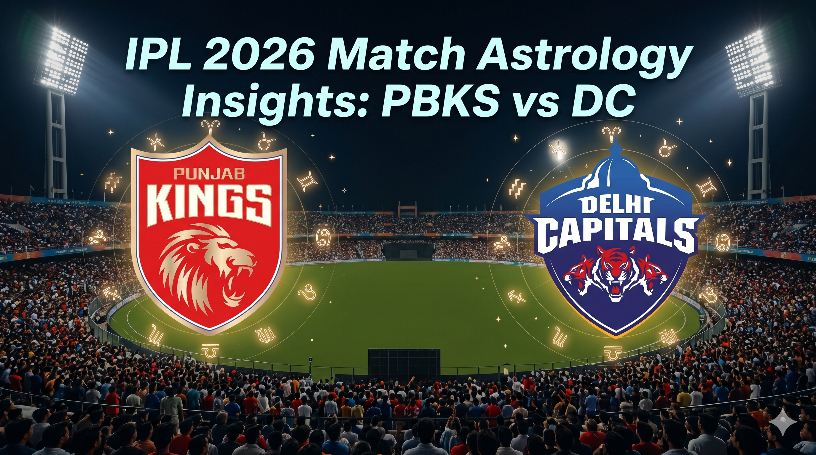 IPL 2026 Match Astrology Prediction PBKS vs DC
