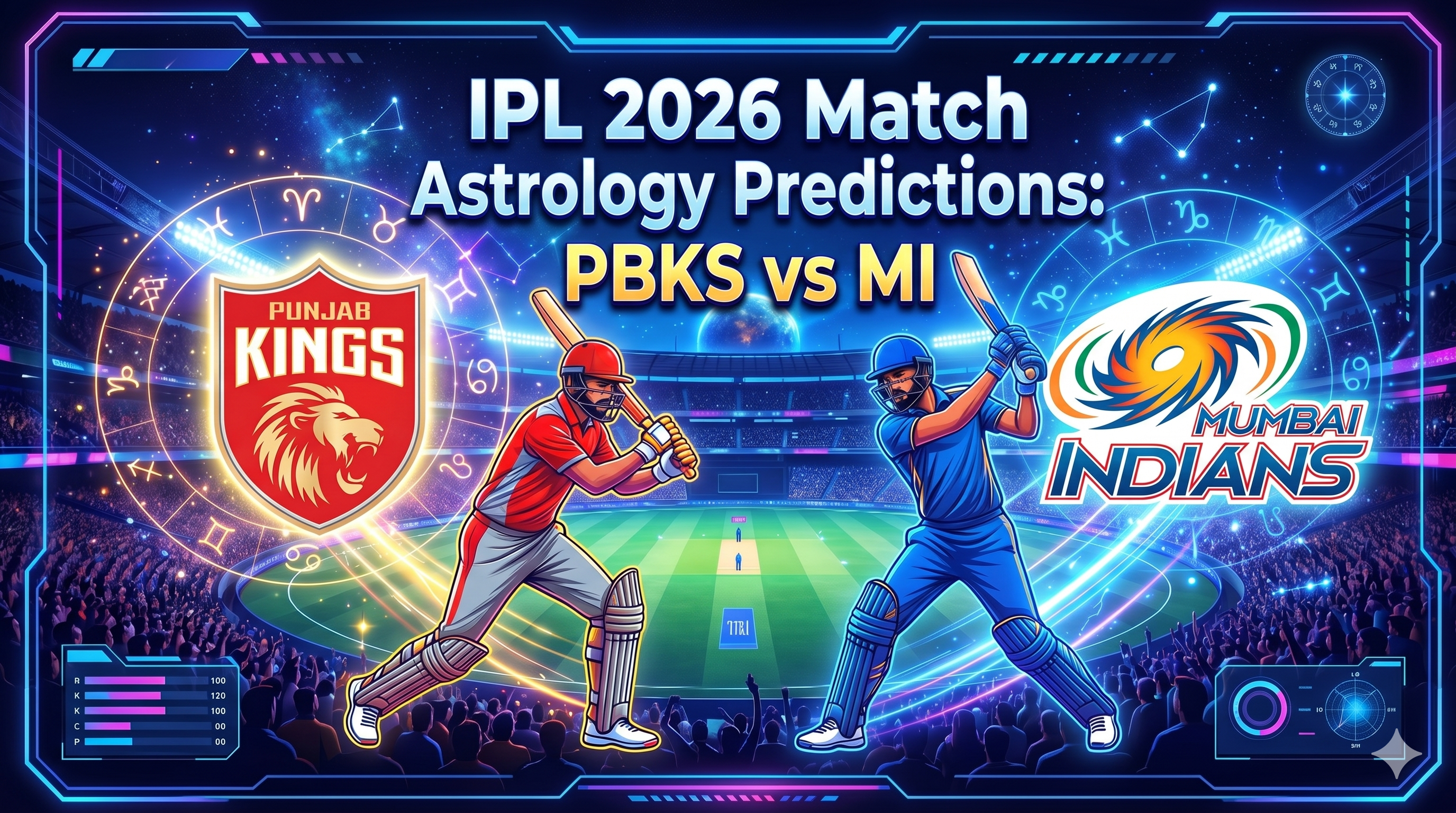 IPL 2026 Match Astrology Prediction PBKS vs MI