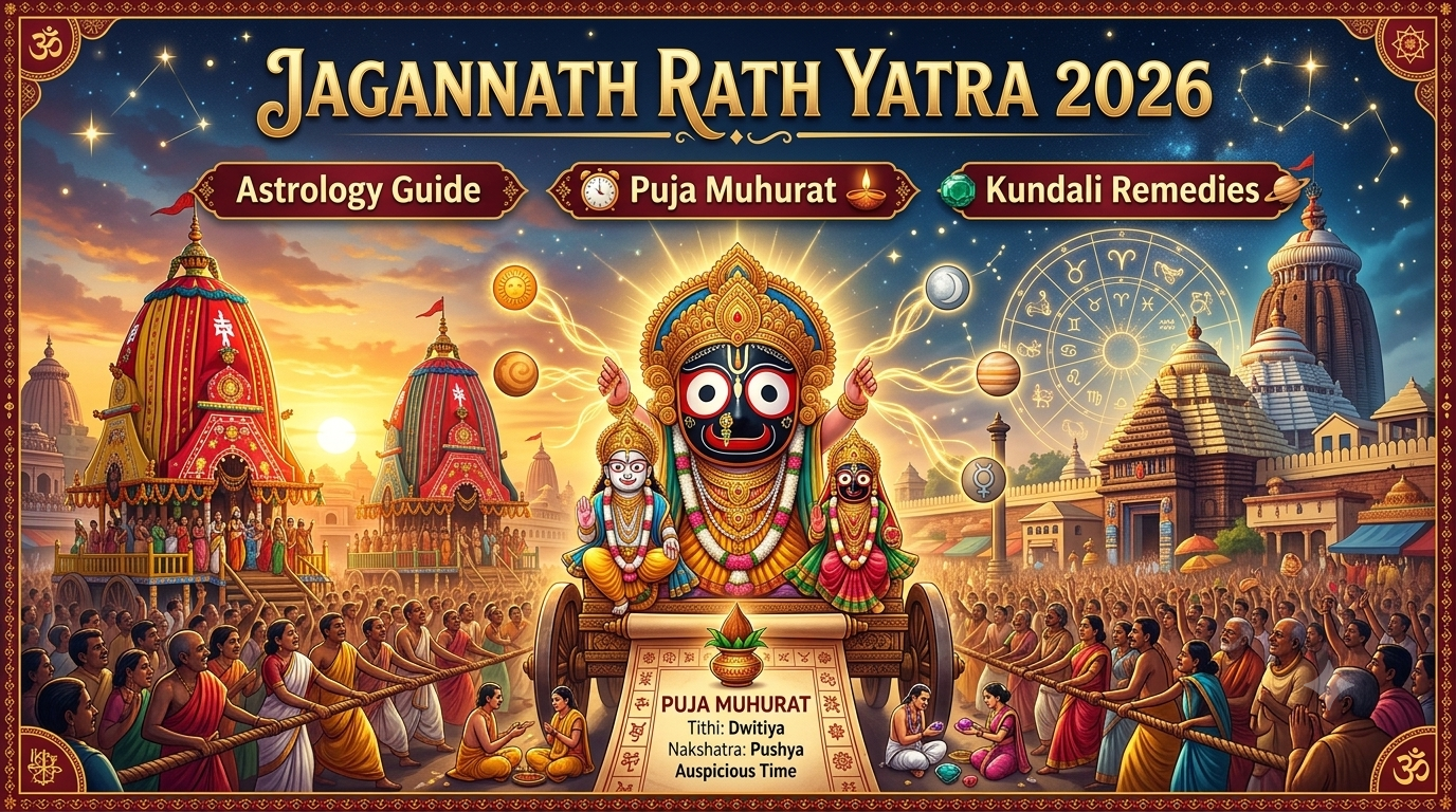 Jagannath Rath Yatra 2026: Astrology Guide, Puja Muhurat & Kundali Remedies
