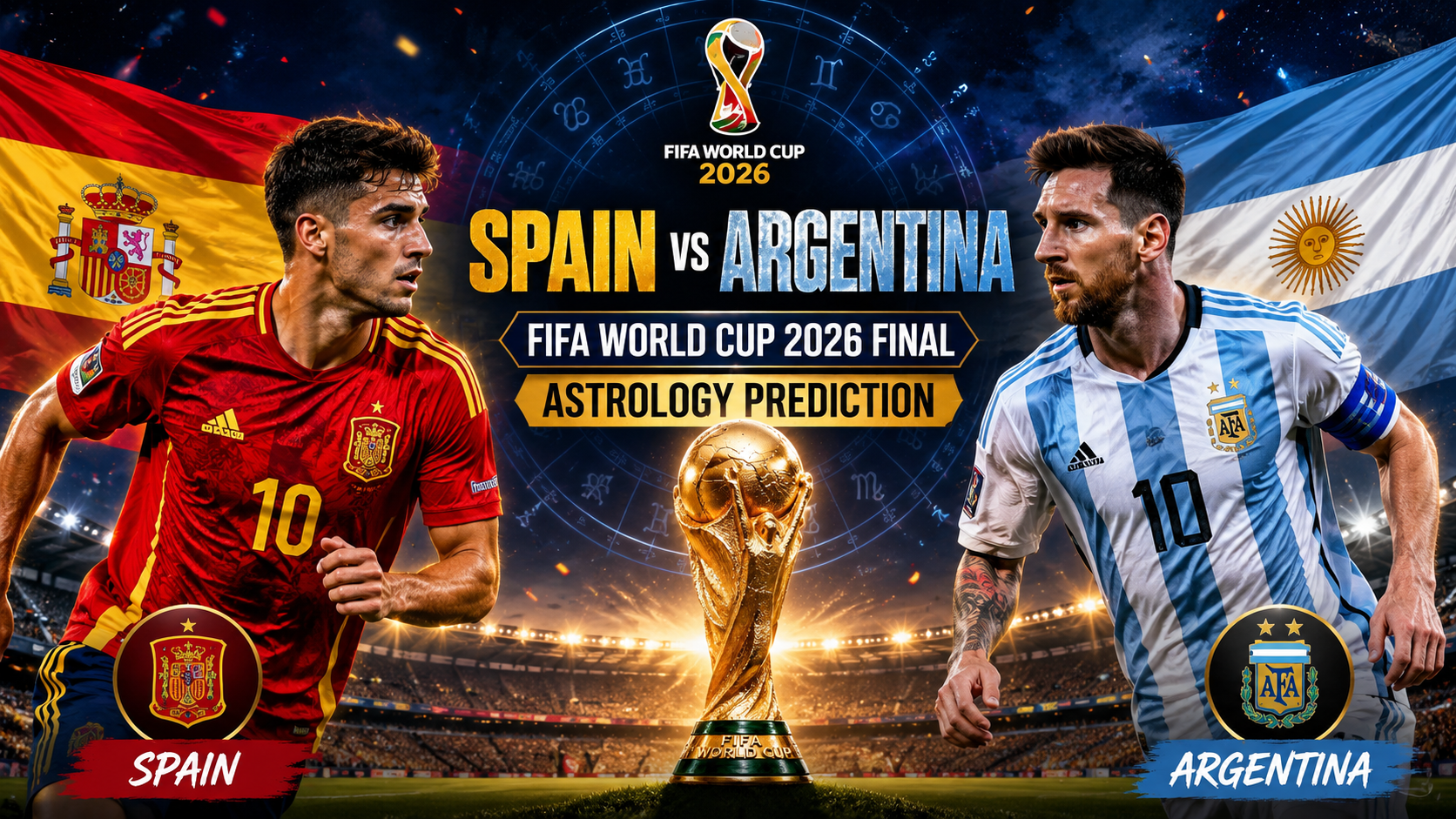 Spain vs Argentina FIFA 2026 Final Astrology Prediction