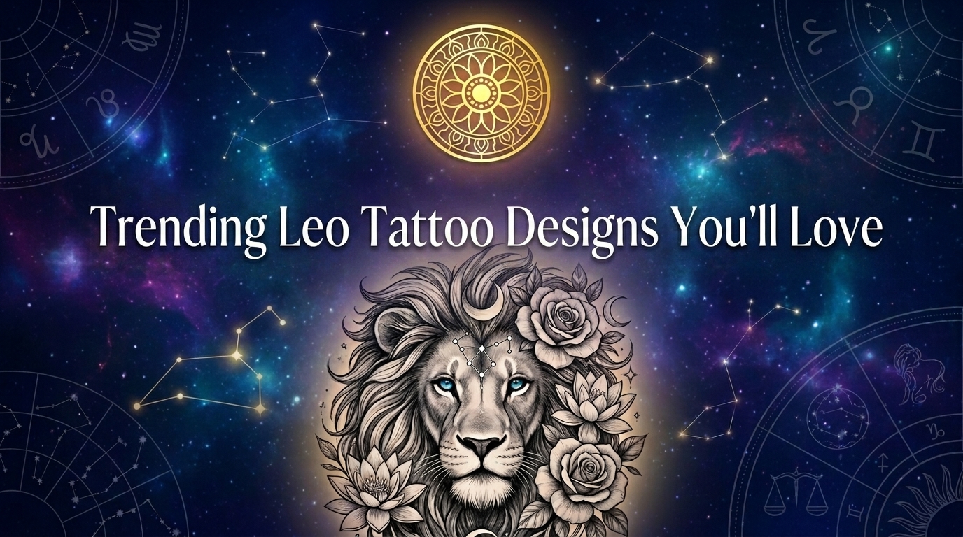 Trending Leo Tattoo Designs