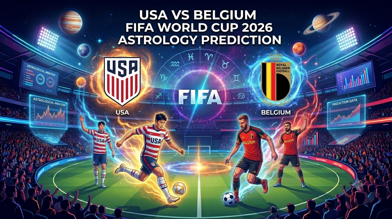 USA vs Belgium FIFA 2026 Astrology Prediction