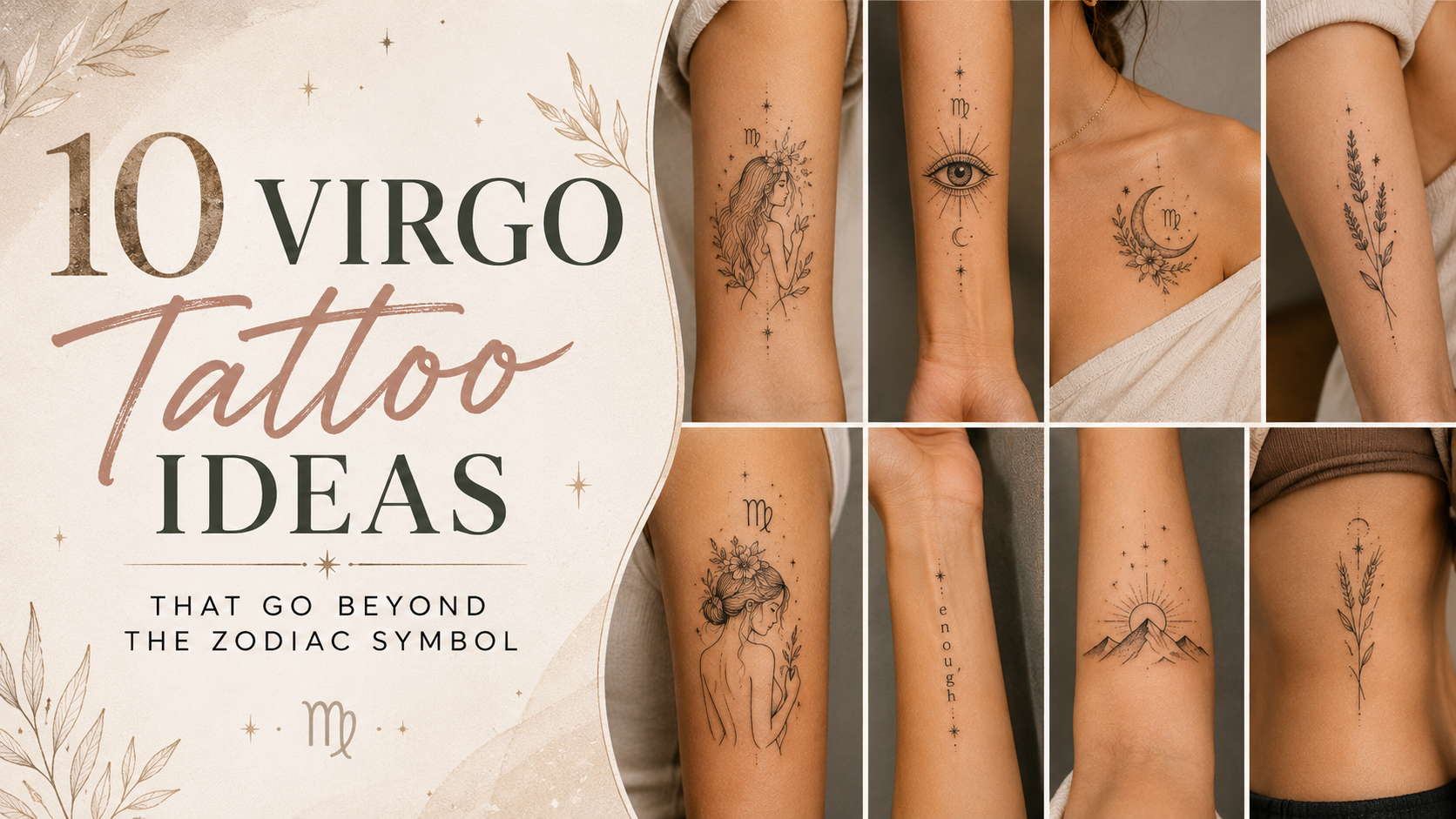 10 Virgo Tattoo Ideas
