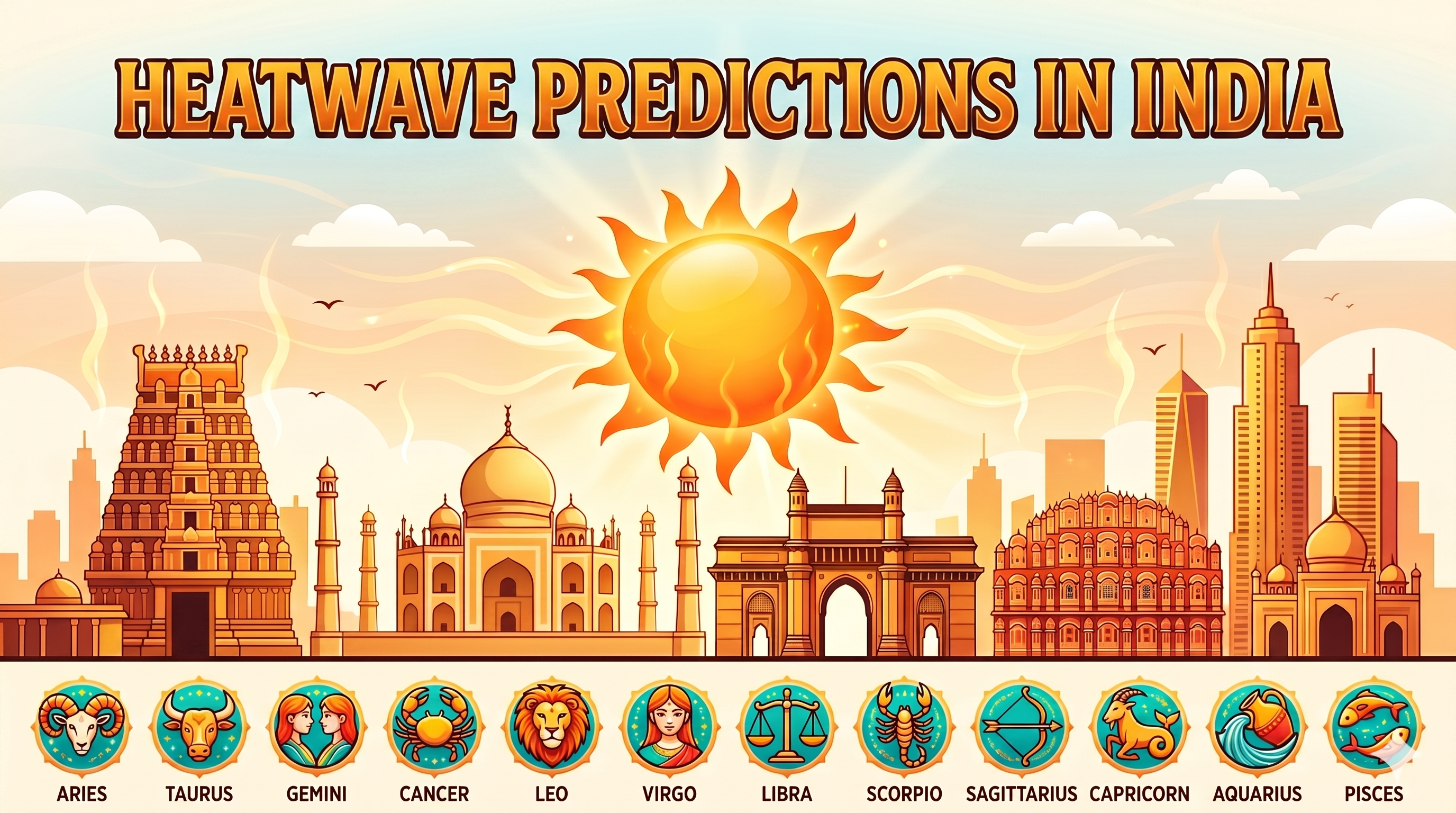 Zodiac-Based Heatwave Predictions 2026