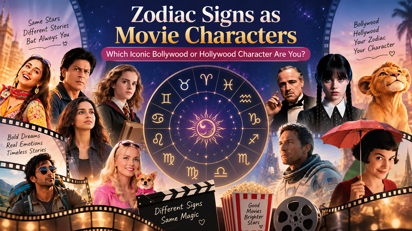 Zodiac Signs as Movie Characters